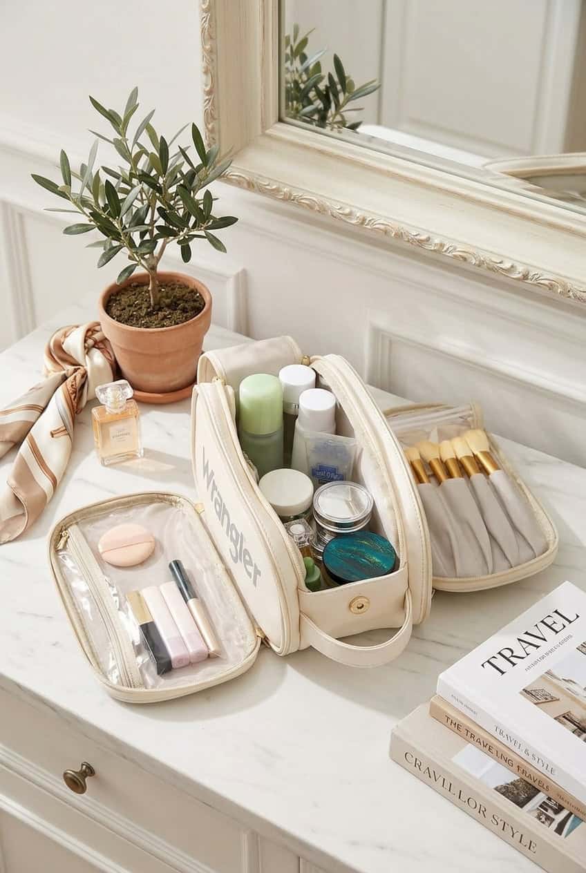 large travel makeup bag