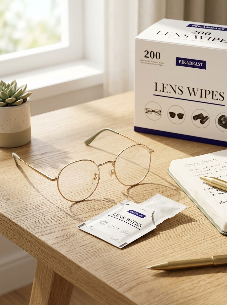 lens wipes for eyeglasses and cameras