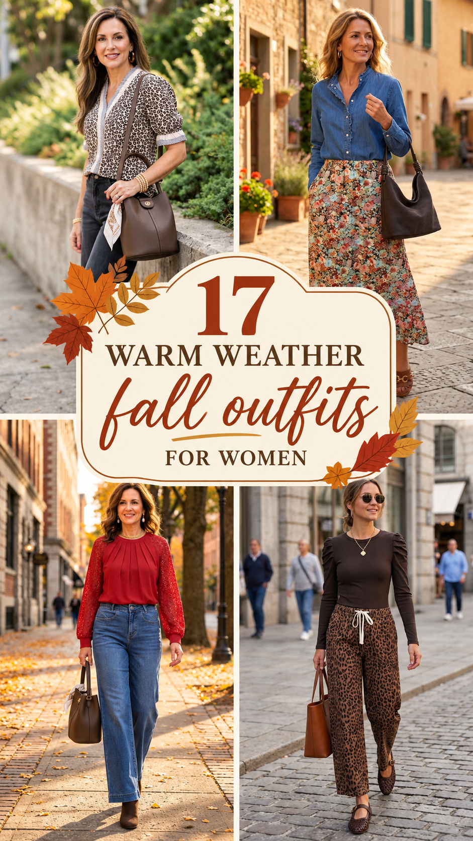 17 warm weather fall outfits for women