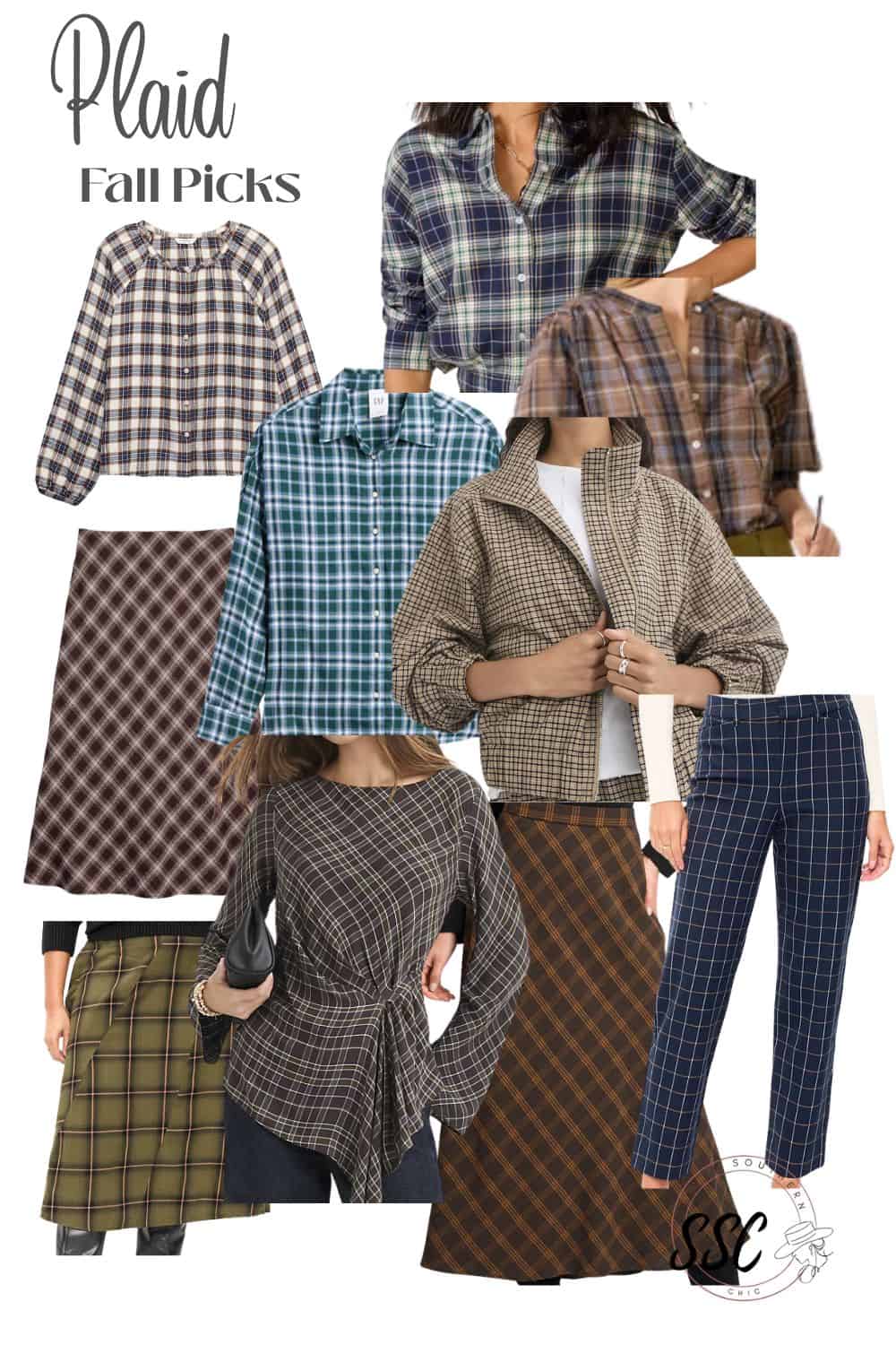 plaid fall trend